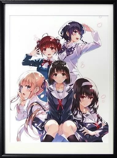 中古】原画イラストボード 付属品付)冴えない彼女の育てかた 深崎暮人