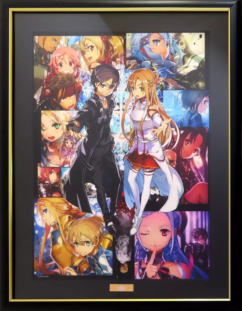 中古】原画イラストボード ソードアート・オンライン -エクス