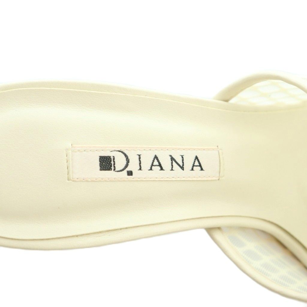 ダイアナ DIANA ミュールサンダル スクエアトゥ L 24.0-24.5cm オフ