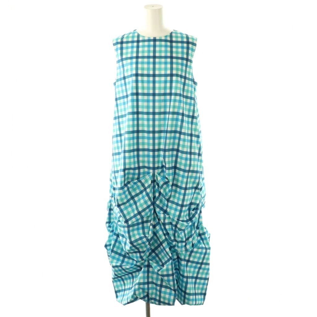 ロージーモンスター　ワンピース　S ロージーモンスター RosyMonster 25SS tsuntsun gingham balloon OP