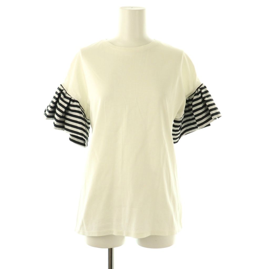 ボーダーズアットバルコニー BORDERS at BALCONY RUFFLED TEE 袖切替