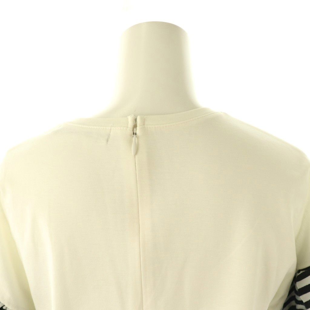 ボーダーズアットバルコニー BORDERS at BALCONY RUFFLED TEE 袖切替