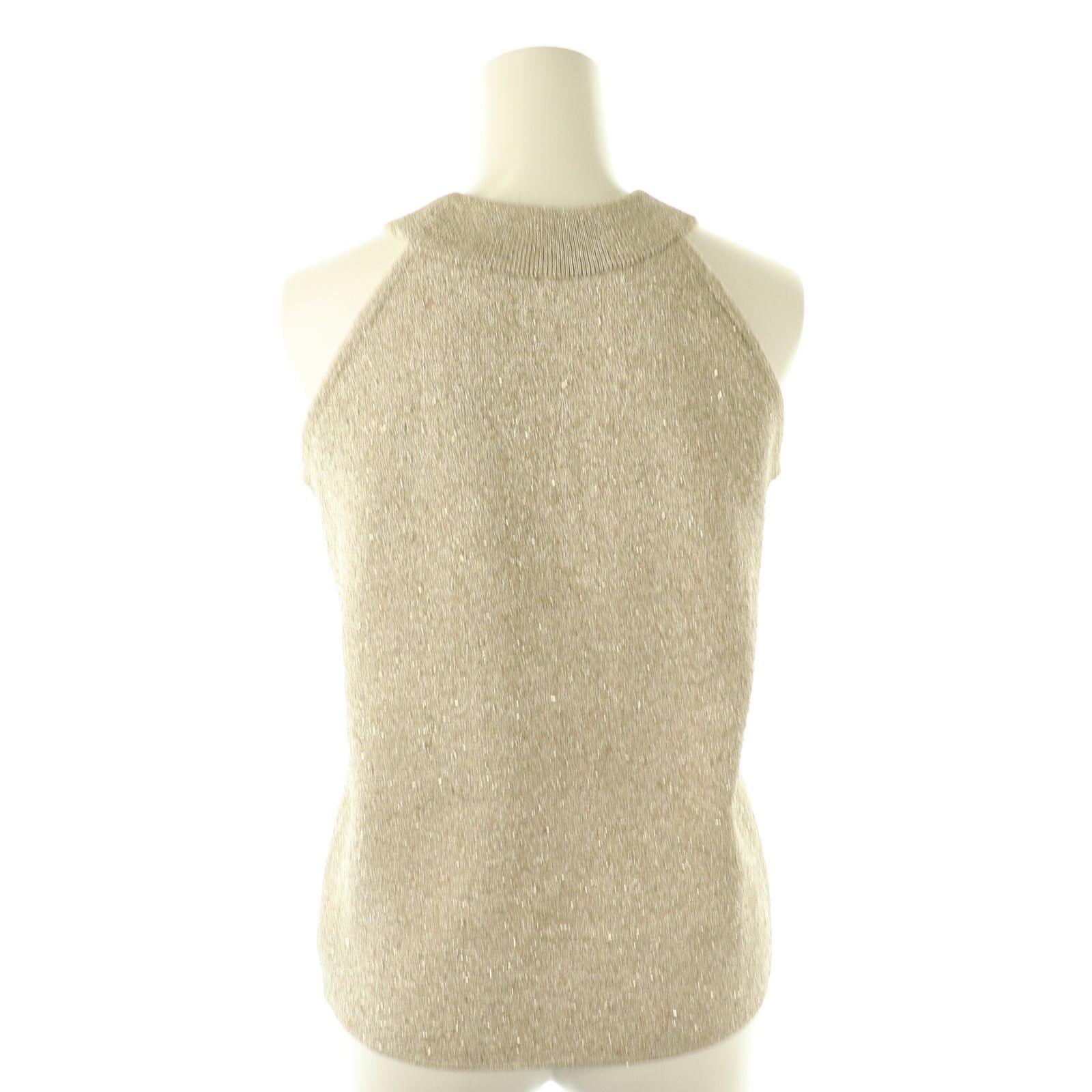 トップス Maison de Dolce. glow knit gold メゾンドドルチェ Maison de Dolce glow knit ノースリーブラメニット