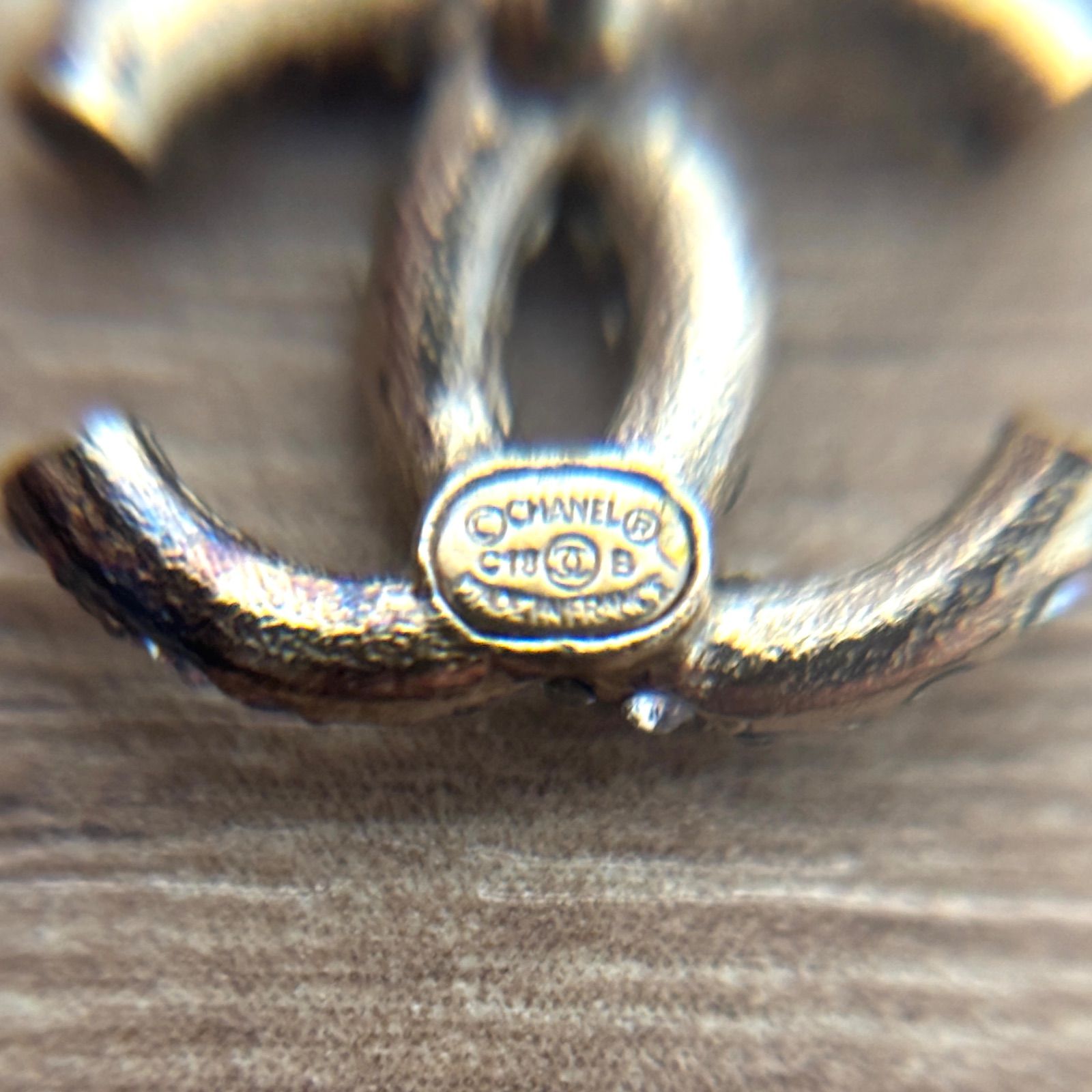 CHANEL シャネル ピアス ココマーク ラインストーン クリスタル