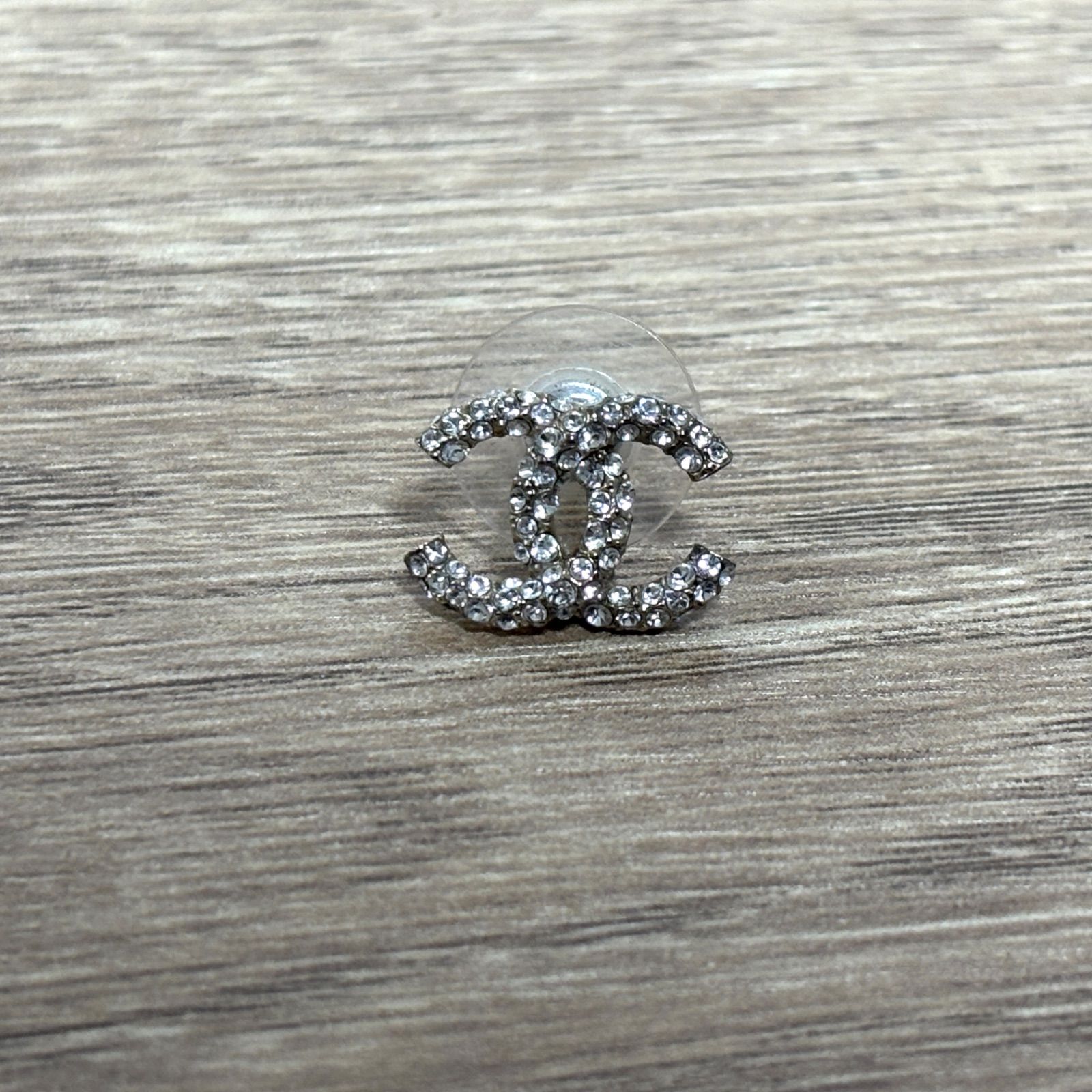 CHANEL シャネル ピアス ココマーク ラインストーン クリスタル