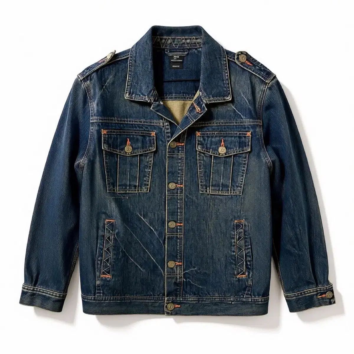 Lee メンズ マッスルフィット デニム ジャケット L