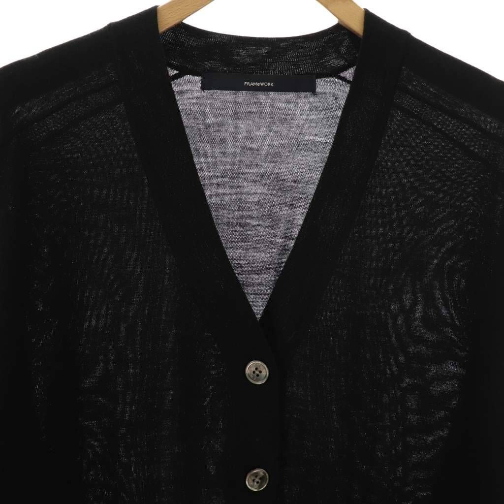 フレームワーク Framework 25AW イタリアヤーン basic Vネック