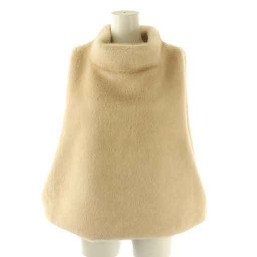 プレインピープル PLAIN PEOPLE フェイクファーオフタートルベスト