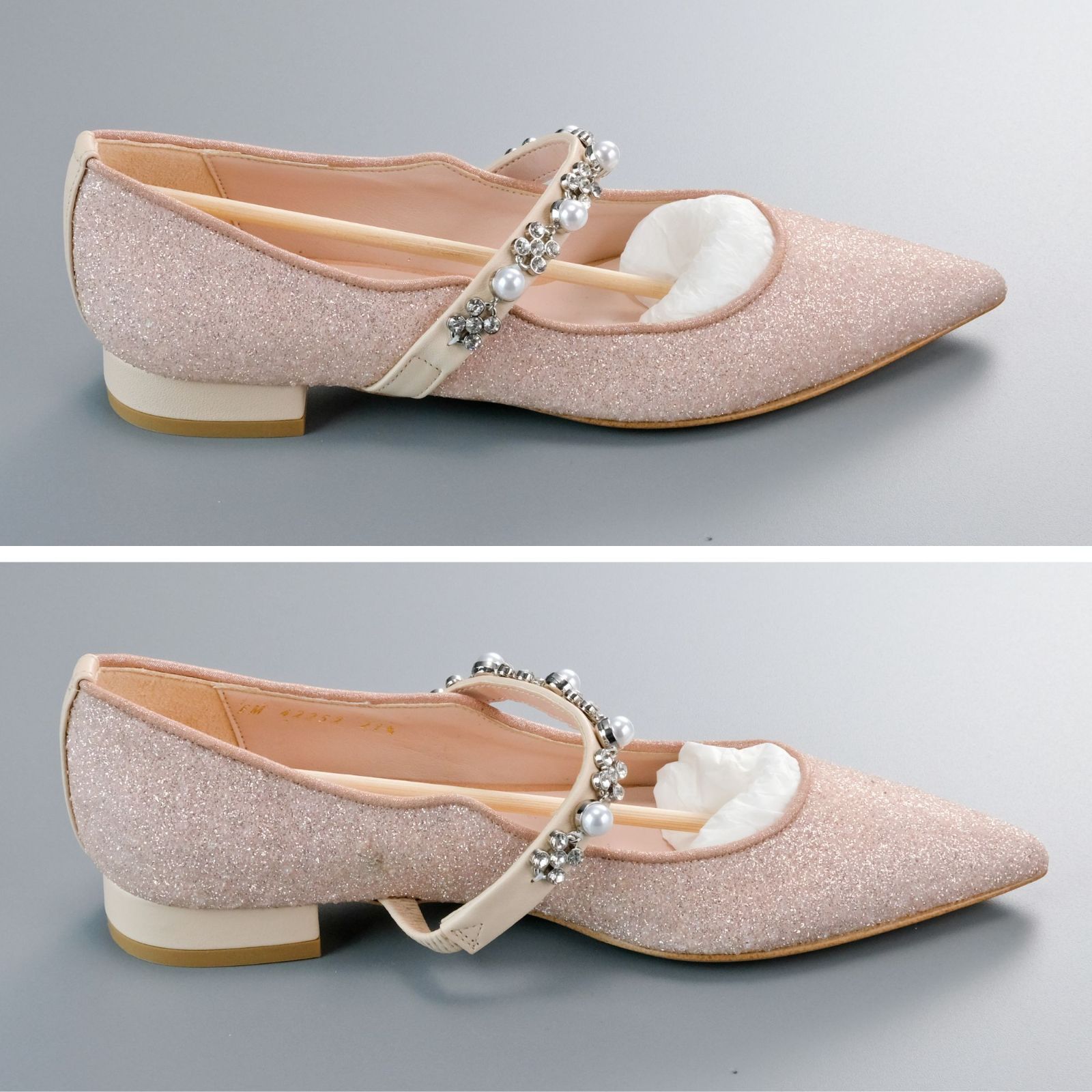 完売品・未使用】DIANA ダイアナ ポインテッドトゥ フラットシューズ