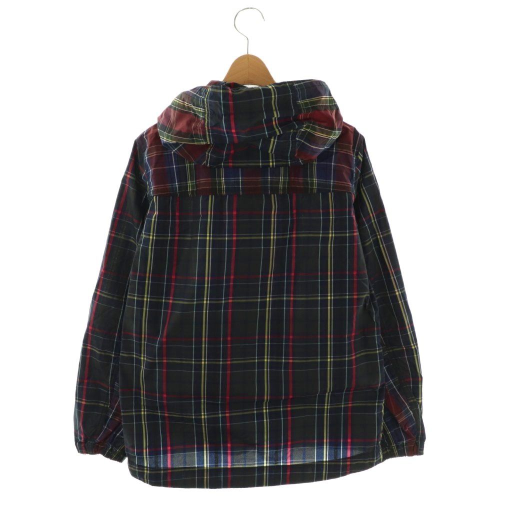 コムデギャルソンオム COMME des GARCONS HOMME HI-JC 42 AD 2011 チェック マウンテンパーカー ナイロンジャケット XS ネイビー マルチカラー |ES OS