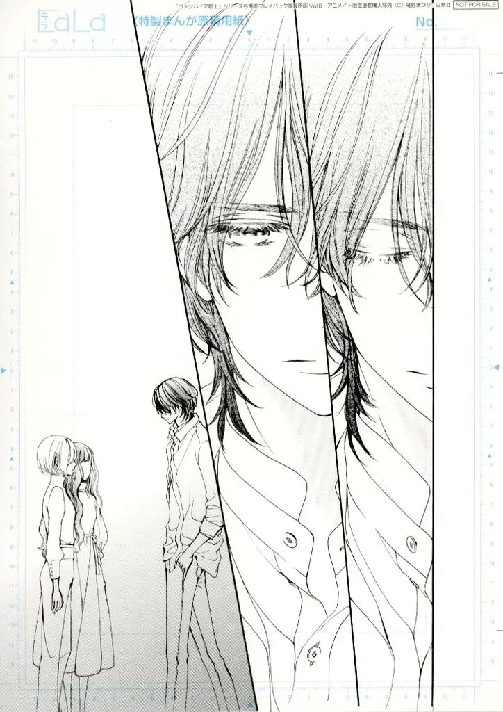 中古】原画イラストボード ヴァンパイア騎士 シリーズ名場面プレイ