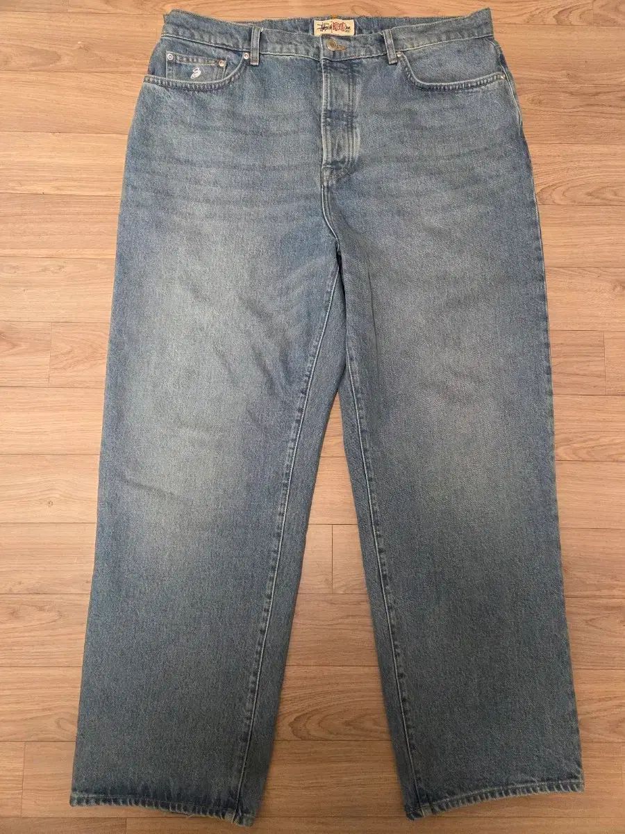 STUSSY デニム BIG オール ジーン Mサイズ ブルー 36