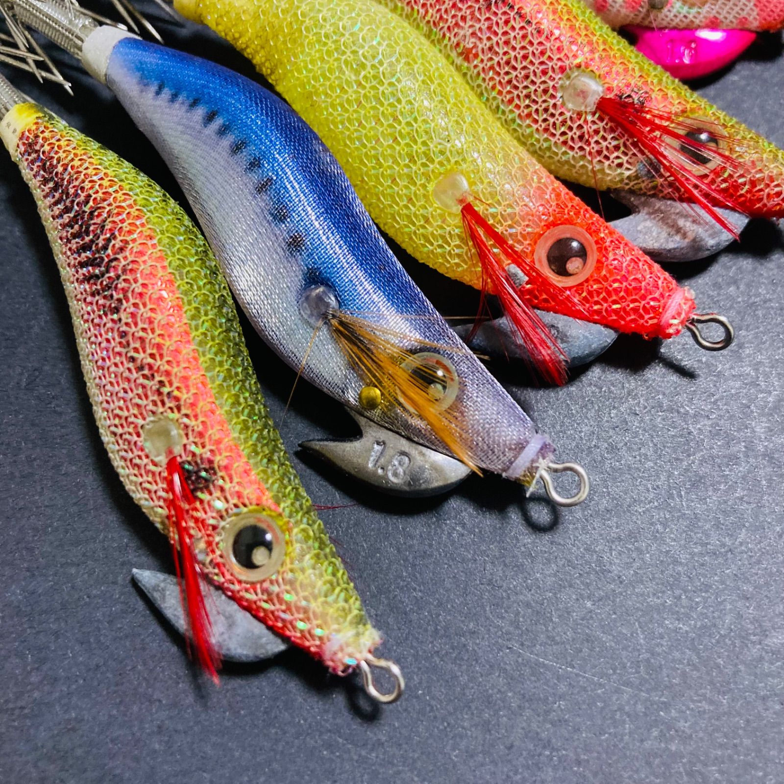 アオリーQ RS 1.6号 1.8号 ドロッパー オモリグ イカメタル スッテ