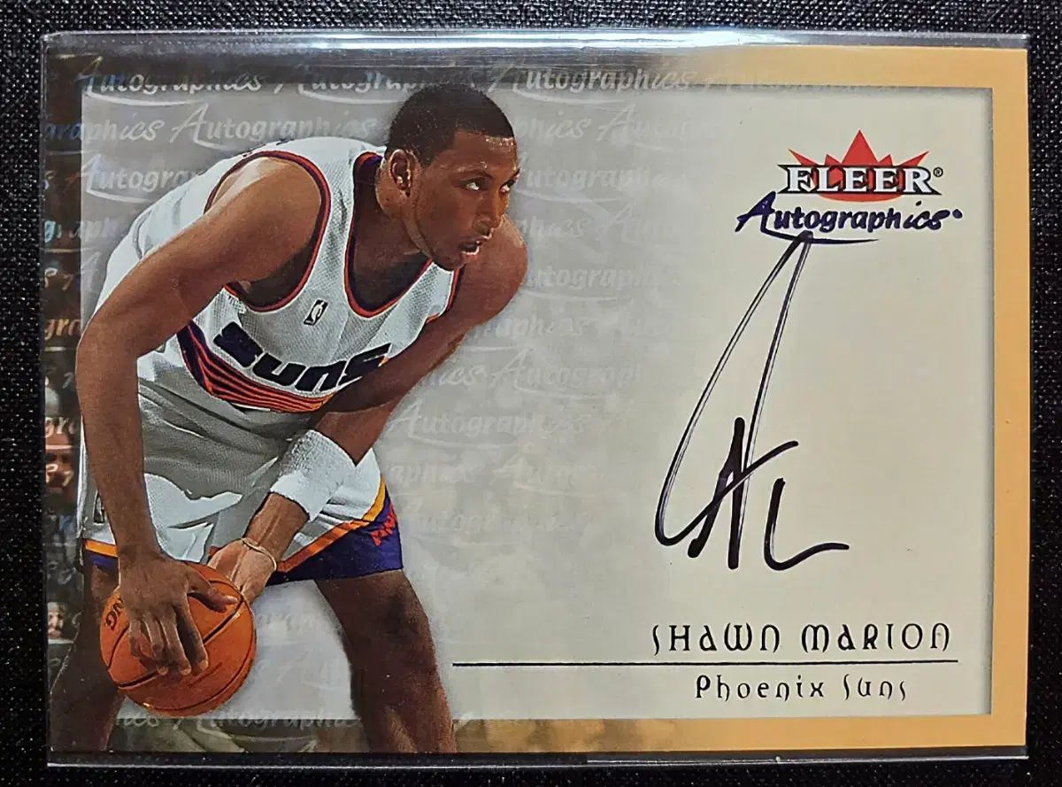 ショーン・マリオン バスケットカード サイン入り Upper Deck Fleer 2