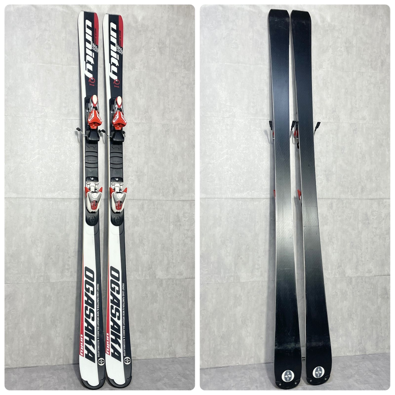 OGASAKA UNITY Q 1 オガサカ ユニティ スキー板 170 cm 小賀坂 国産 モデル スキーセット ウィンタースポーツ