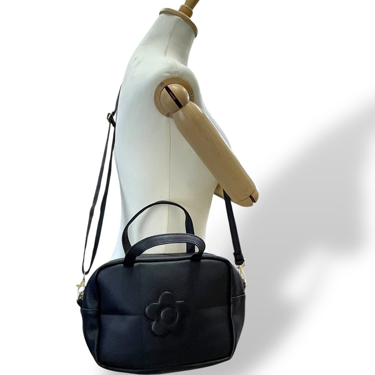 極美品 MARY QUANT マリークワント 2way ショルダーバッグ 