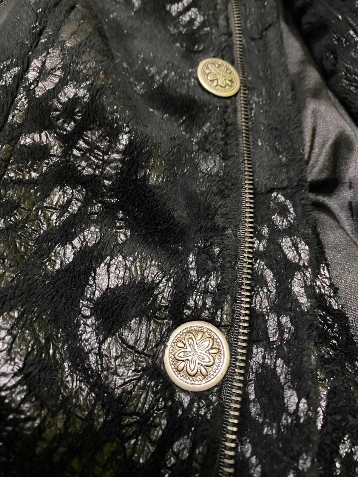 00s buffalo bobs バッファローボブズ 蛇柄 パイソン 銀ボタン