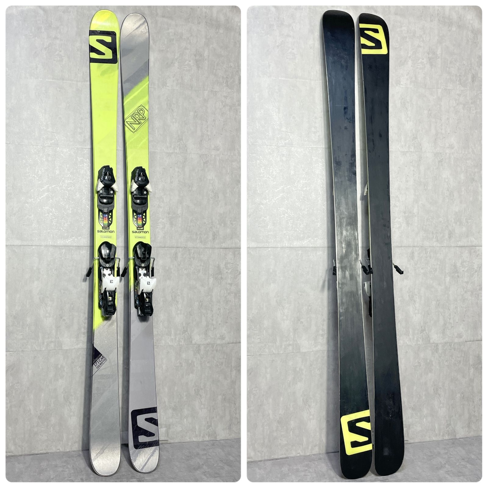 SALOMON NRP サロモン スキー板 171cm イエロー グレー スキーセット