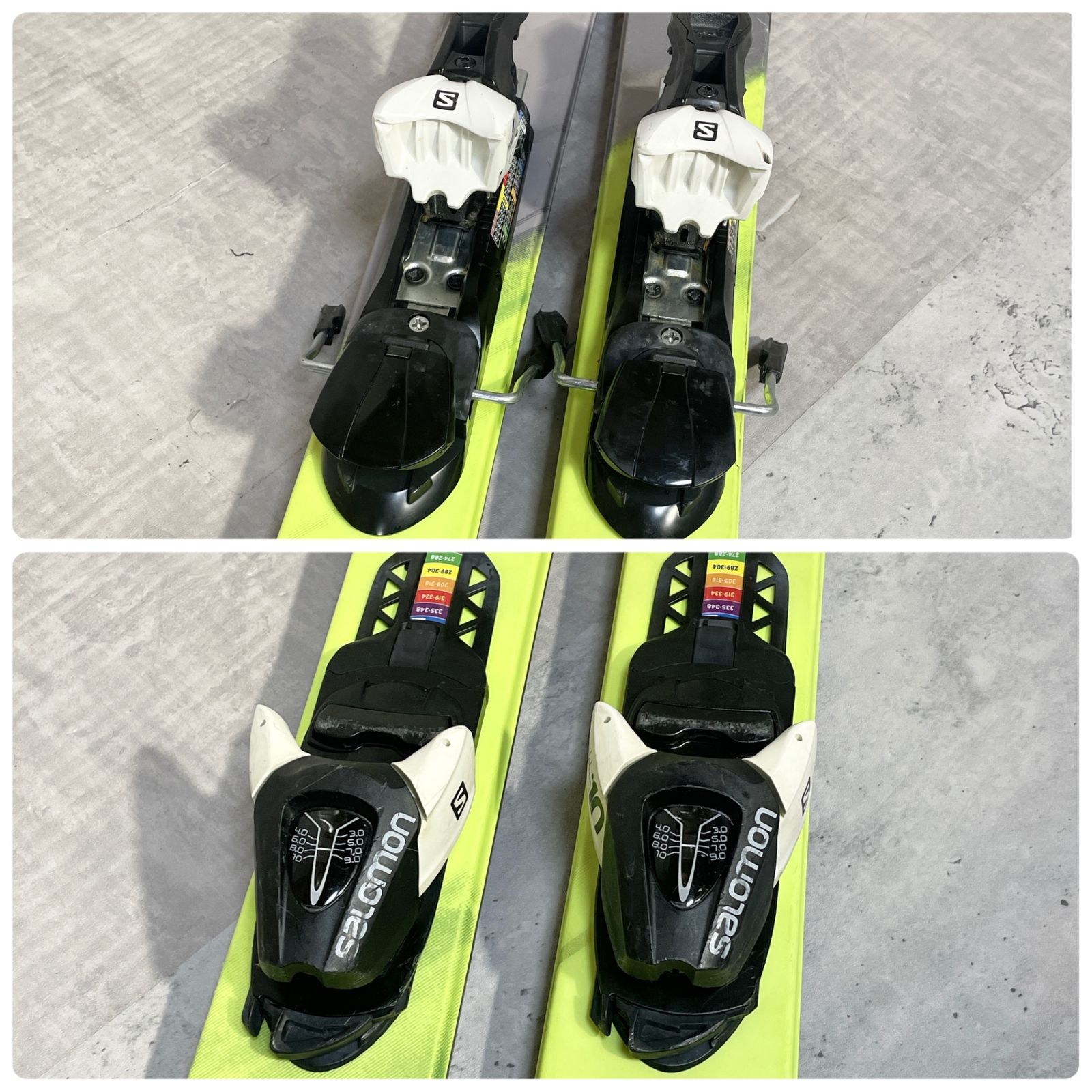 SALOMON NRP サロモン スキー板 171cm イエロー グレー スキーセット
