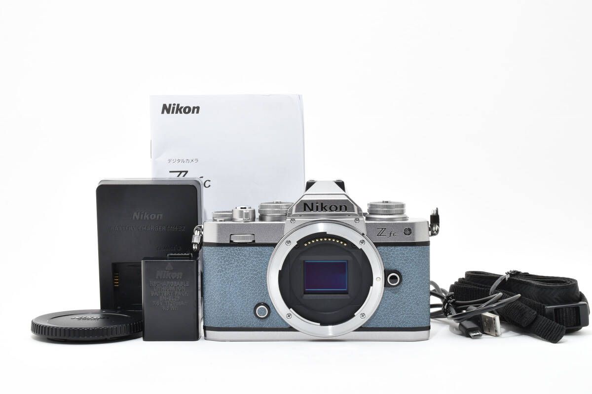 □ 美品 □ ニコン Nikon Z fc ボディ シルバー×チョークブルー ≪S数