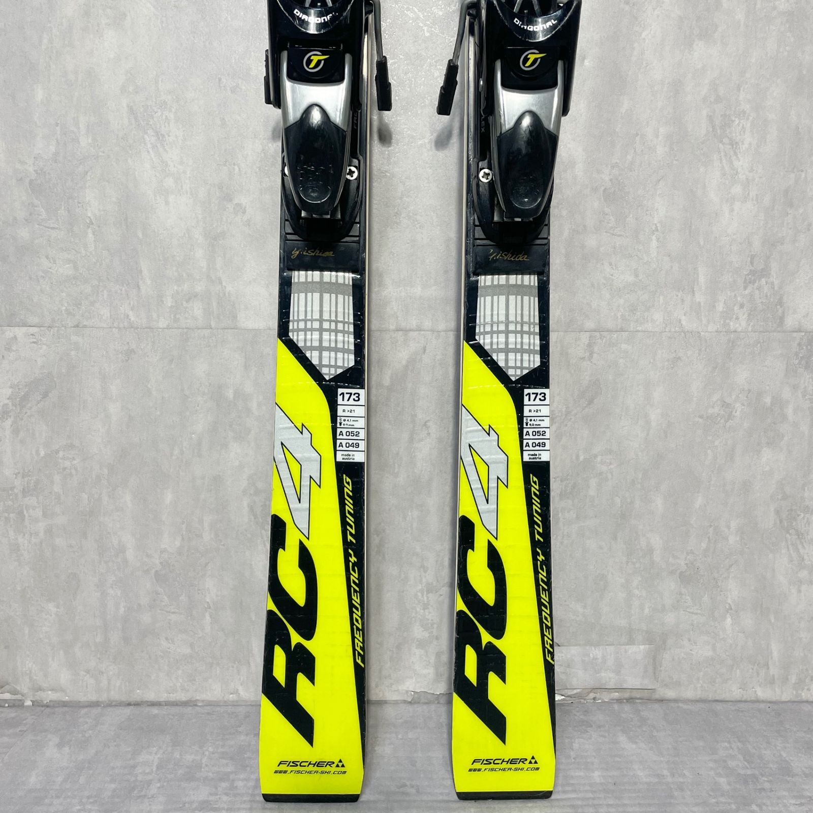 FISCHER RC4 WC GS スキー板 173cm イエロー フィッシャー ワールド
