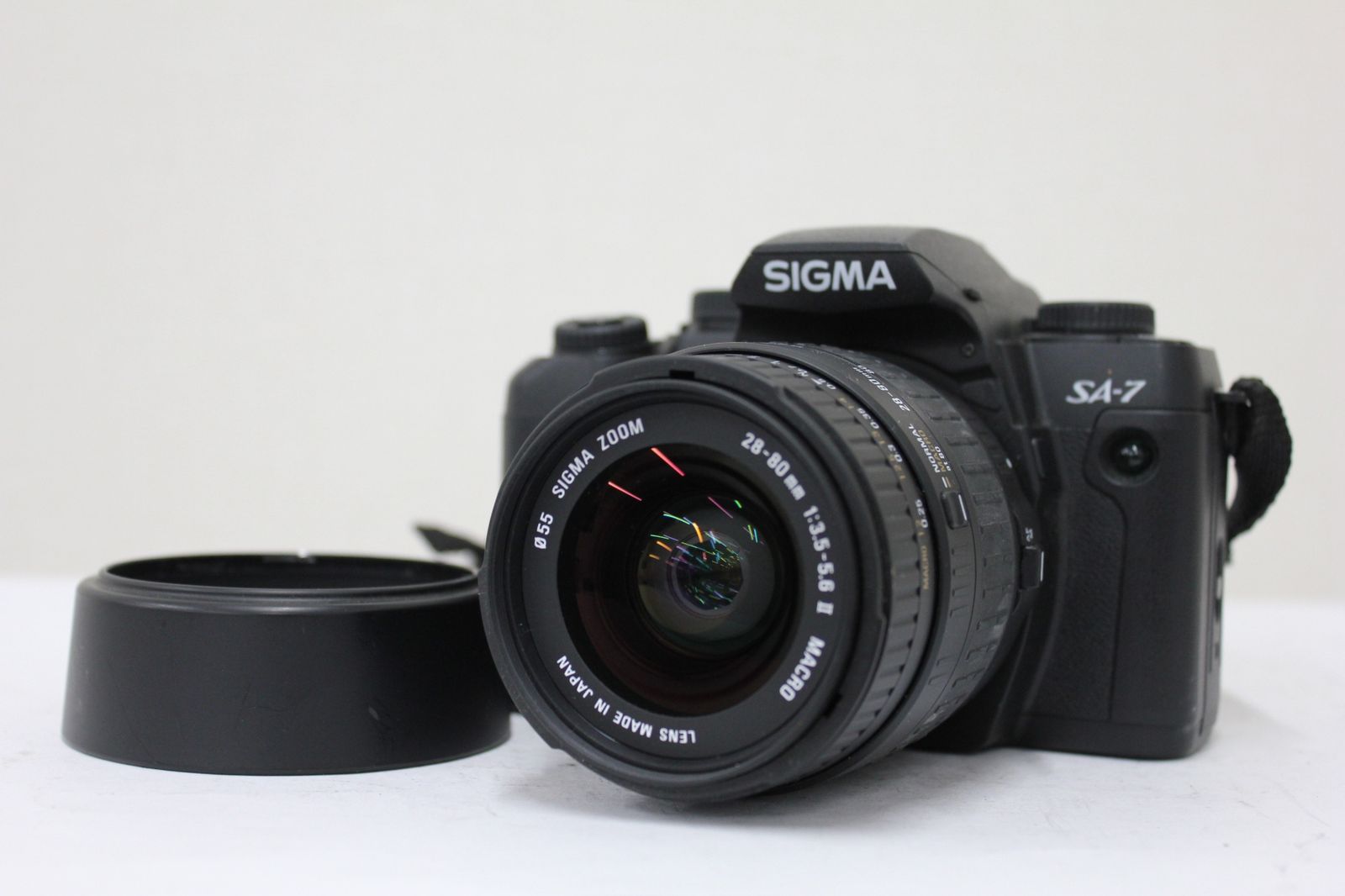 返品保証】 シグマ Sigma SA-7 28-80mm F3.5-5.6 II MACRO ボディ