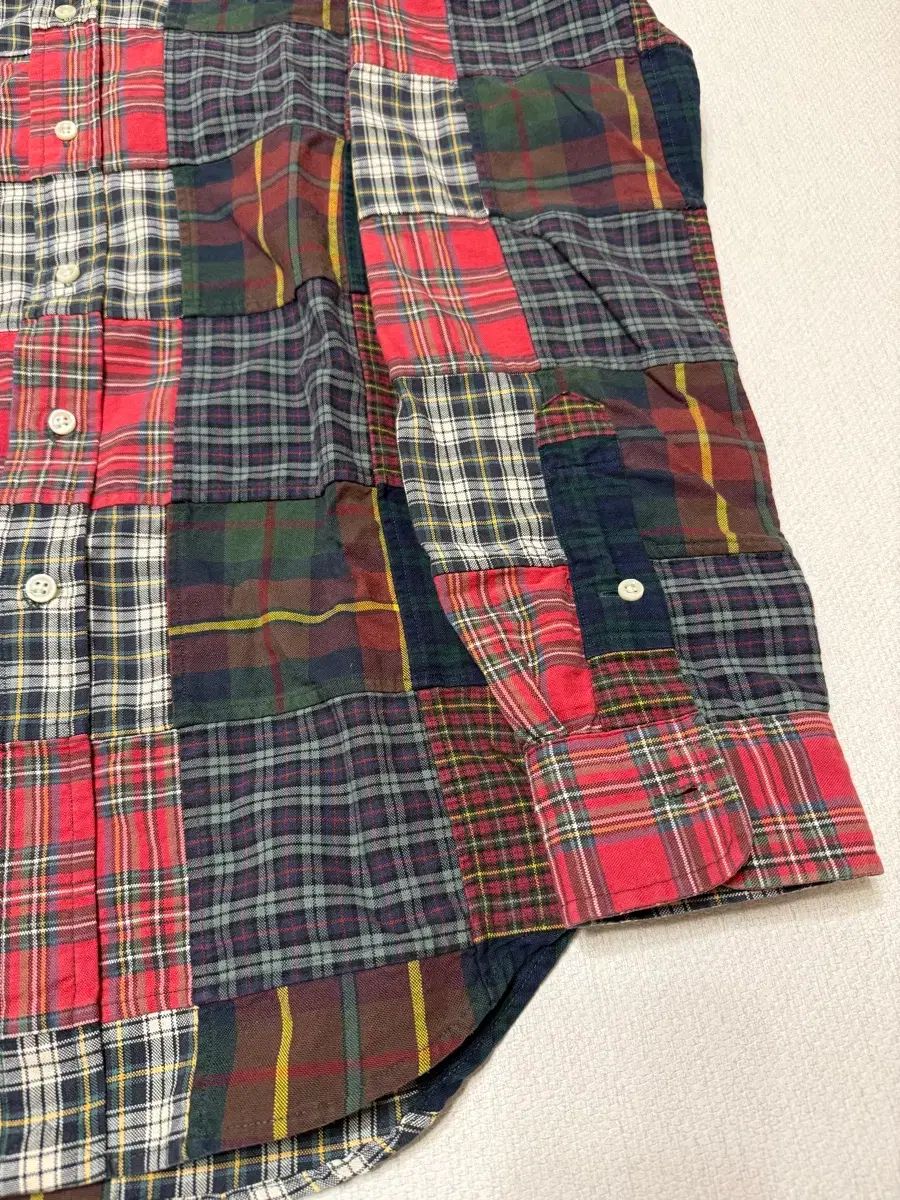 ポロラルフローレン パッチワーク シャツ S