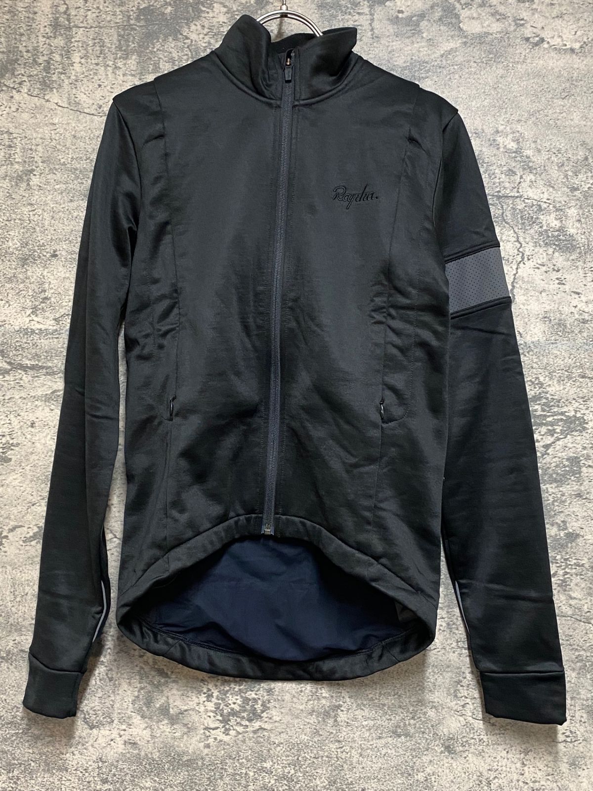 JR 822 ラファ Rapha MEN S LS CLASSIC WINTER JERSEY 長袖 サイクルジャケット Sサイズ 黒 裏起毛