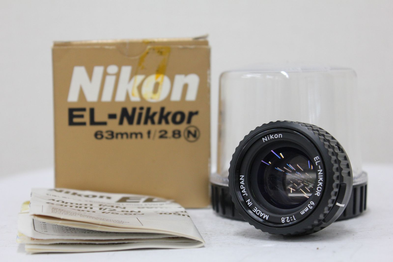 元 き ニコン Nikon EL-NIKKOR 63 mm F 2.8 引き伸ばしレンズ e 4364