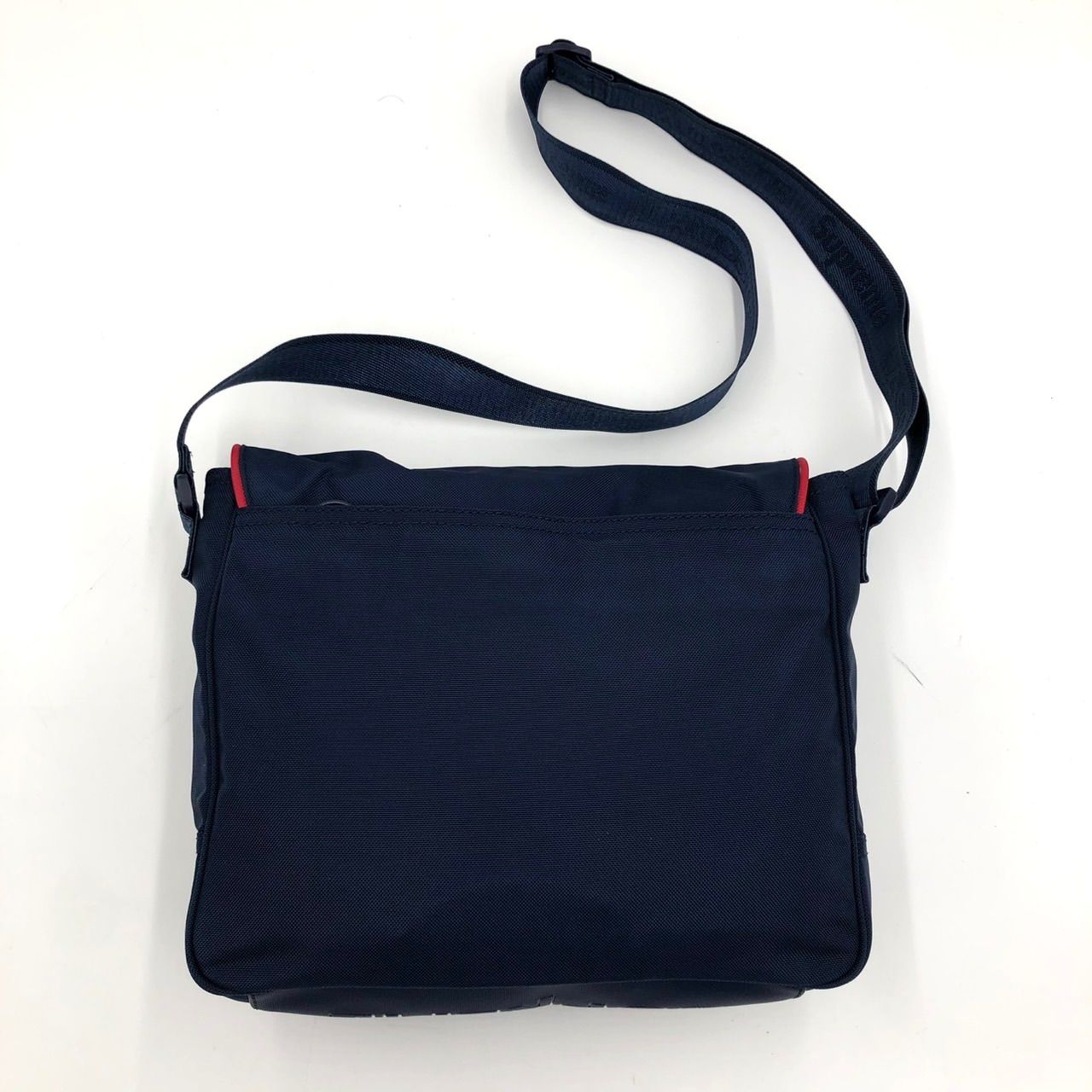 極美品】SUPREME LACOSTE コラボ ショルダー バッグ ネイビー 紺