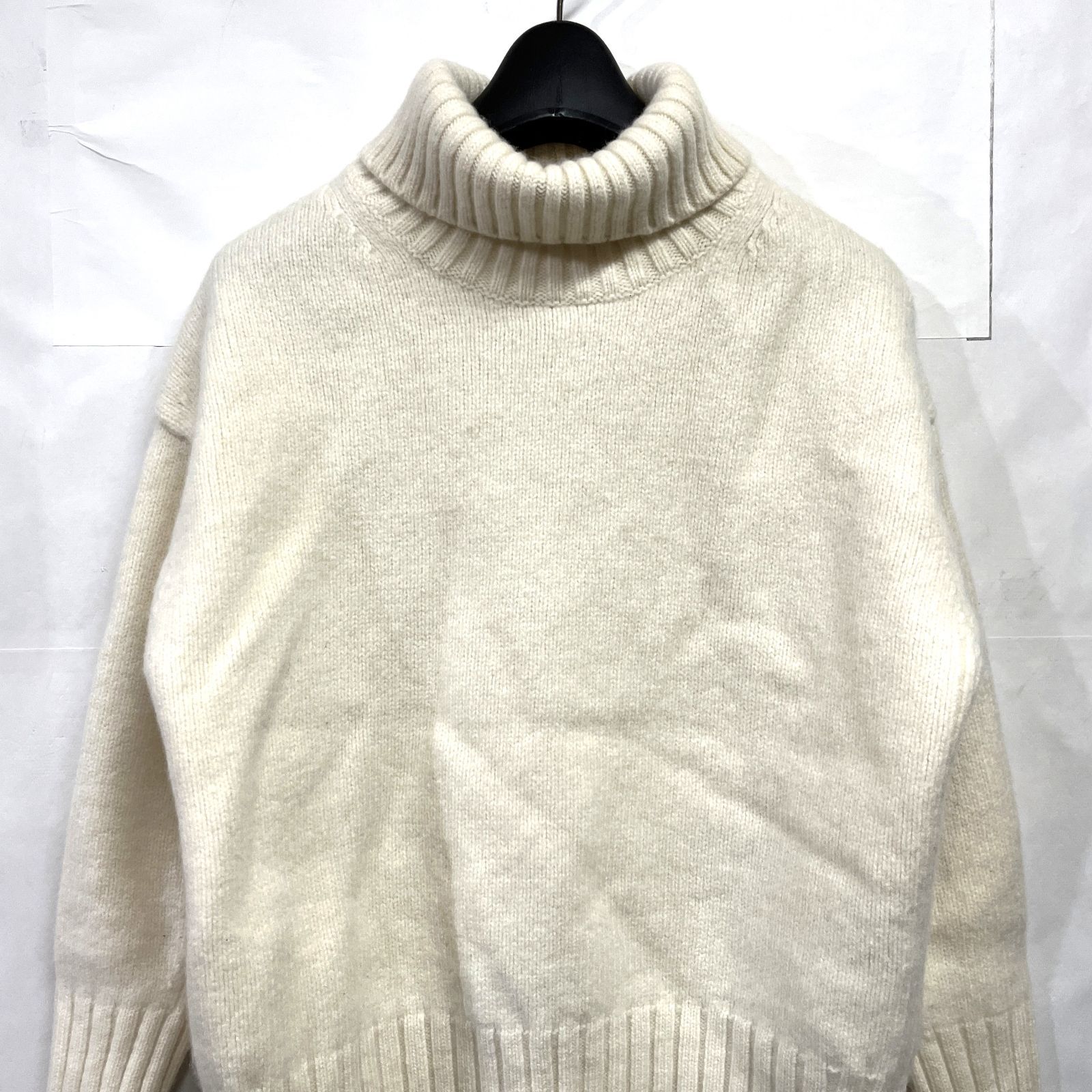 MACPHEE｜マカフィー ラムカシミヤ タートルネックプルオーバーニット