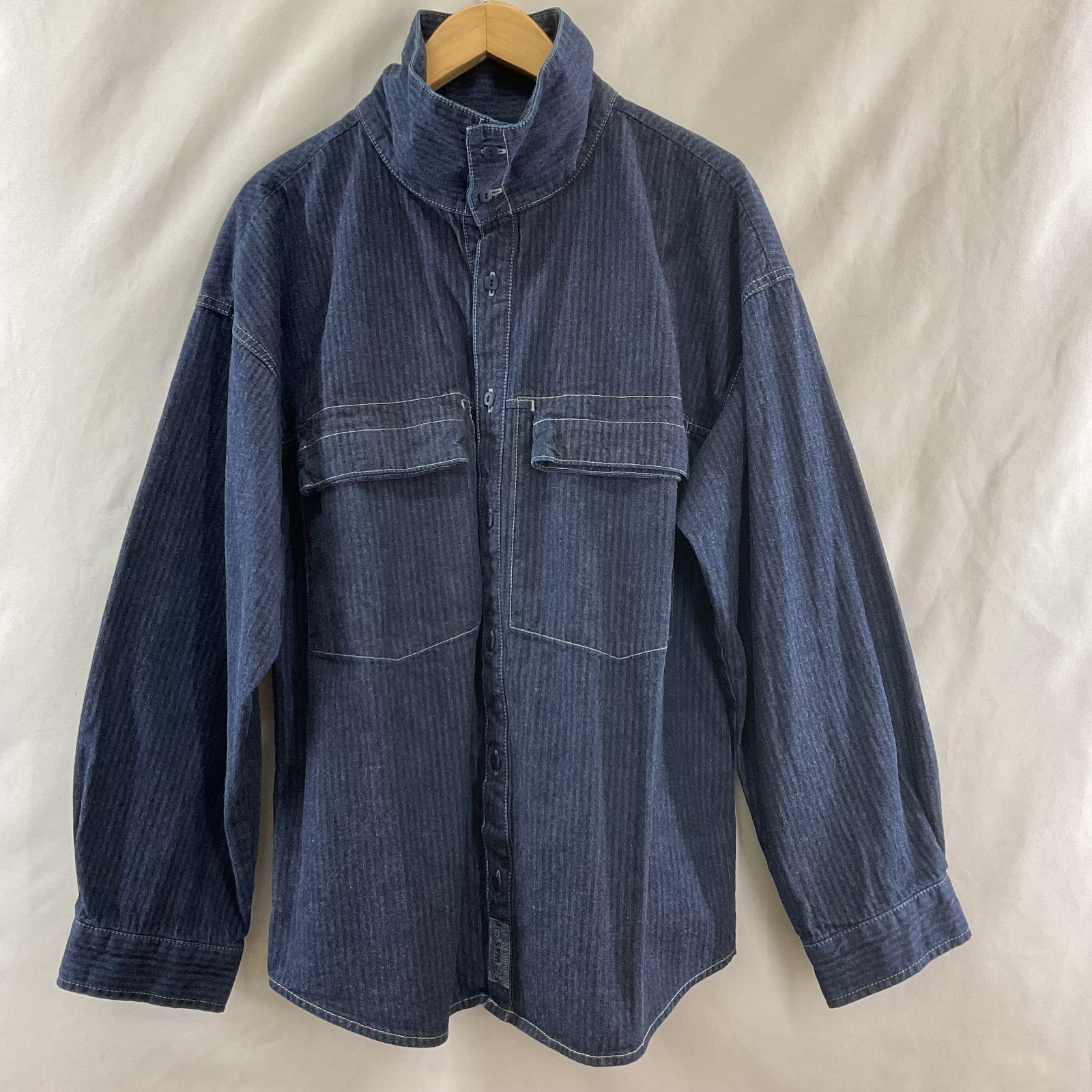 テンダーロイン T DENIM HB MOCK NECK SHT デニム シャツ Sサイズ K 0222 005 214