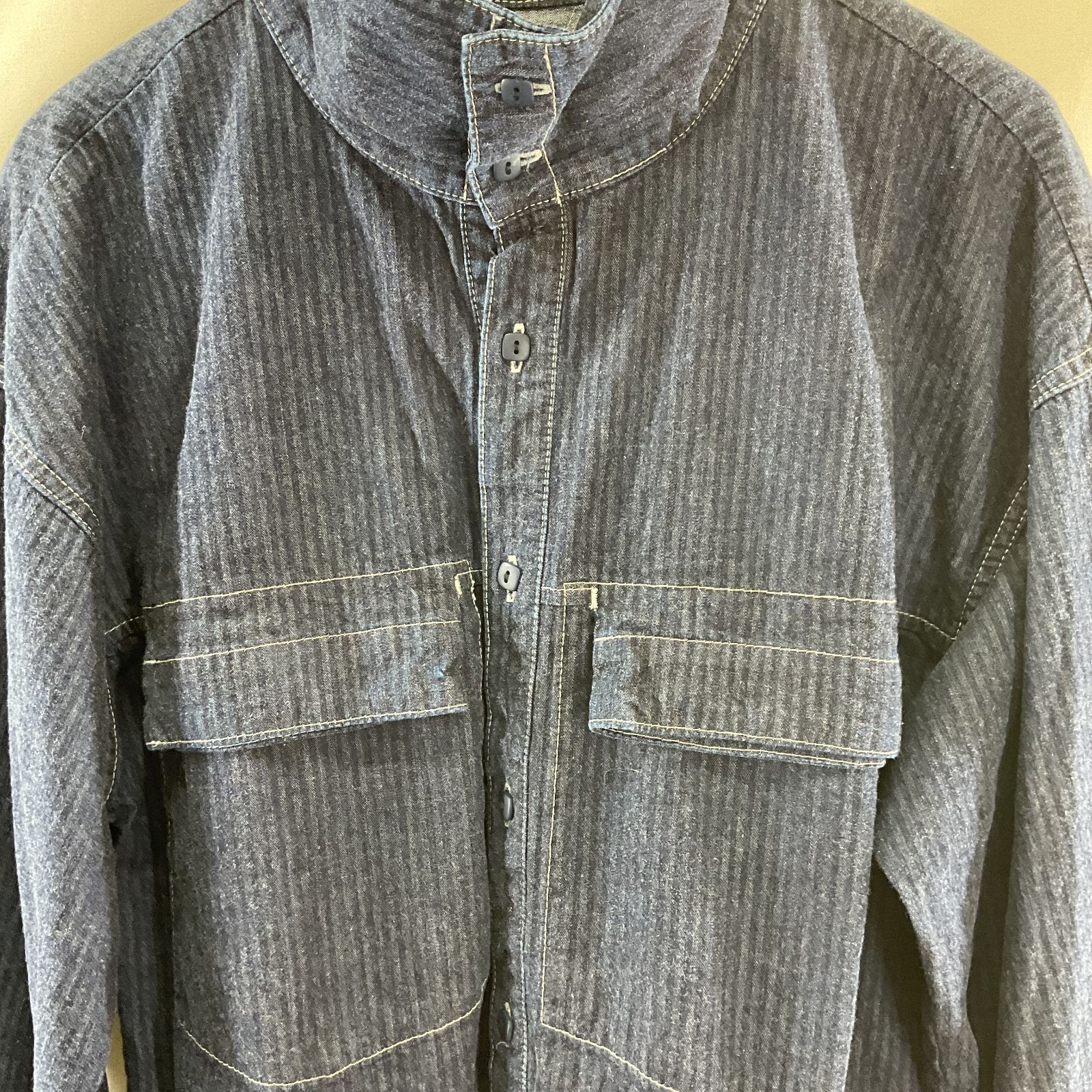 テンダーロイン T-DENIM HB MOCK NECK SHT デニム シャツ Sサイズ K 0222-005 214