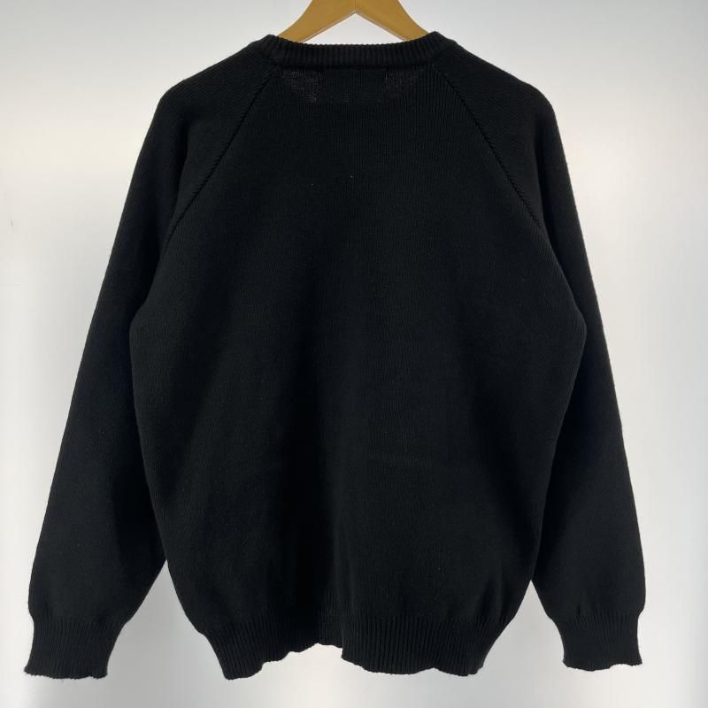 【中古】COMME des GARCONS シーディージー コムデギャルソン SZ-N009 CDGロゴニットプルオーバー ブラック サイズXXL[19][240019516717] COMME des GARCONS - 【中古】COMME des GARCONS シーディージー