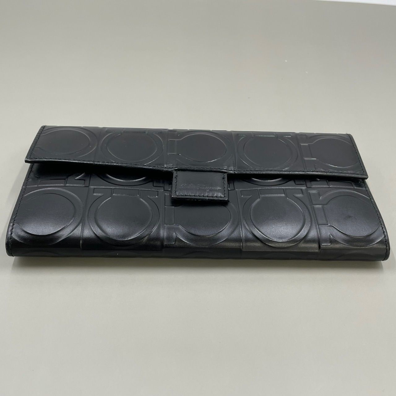 極美品 訳あり Salvatore Ferragamo サルヴァトーレフェラガモ 長財布 