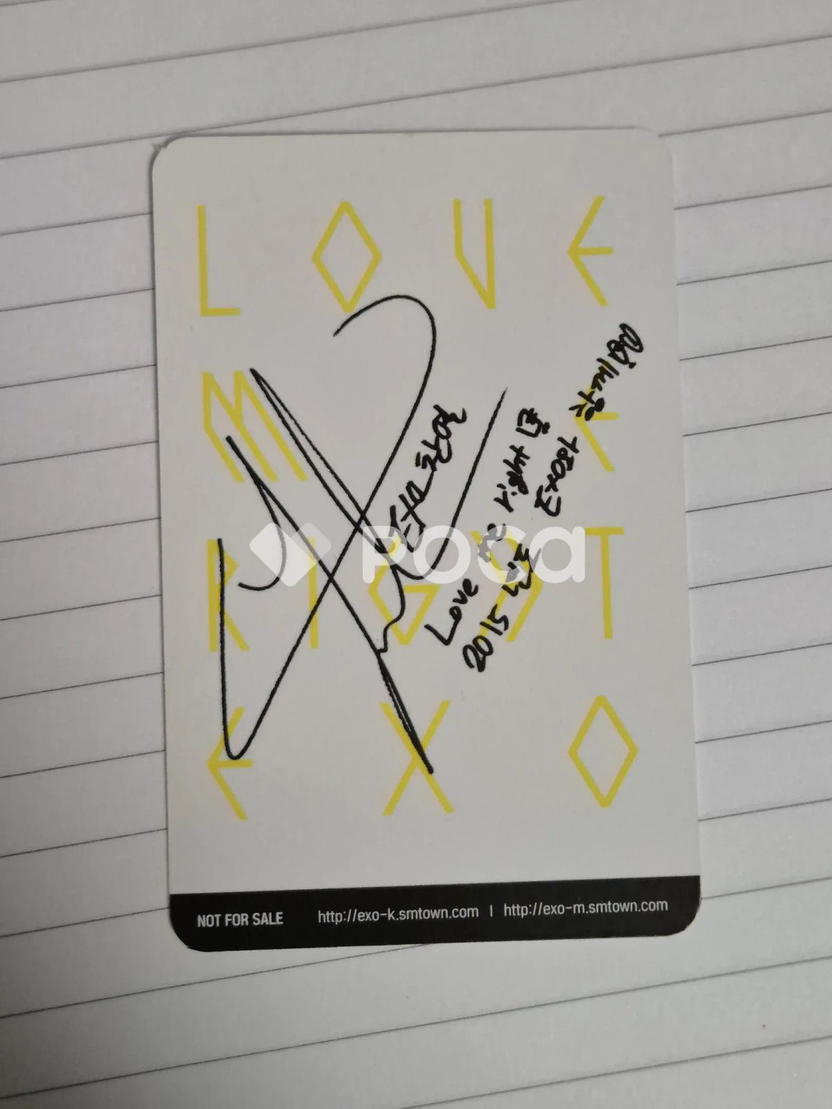 EXO チャニョル LOVE ME RIGHT KOREAN Ver. - メルカリ