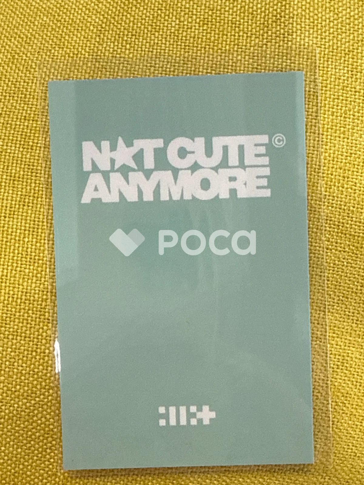 タレントグッズ ILLIT ミンジュ NOT CUTE ANYMORE 公開放送 サノク トレカ
