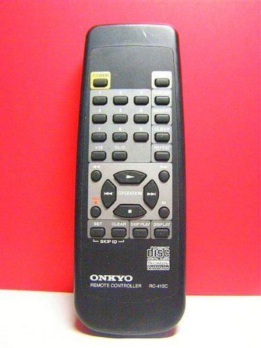 【】「非常に良い（無料延長保証）」ONKYO オンキョー オーディオリモコン RC-413C 蓋無