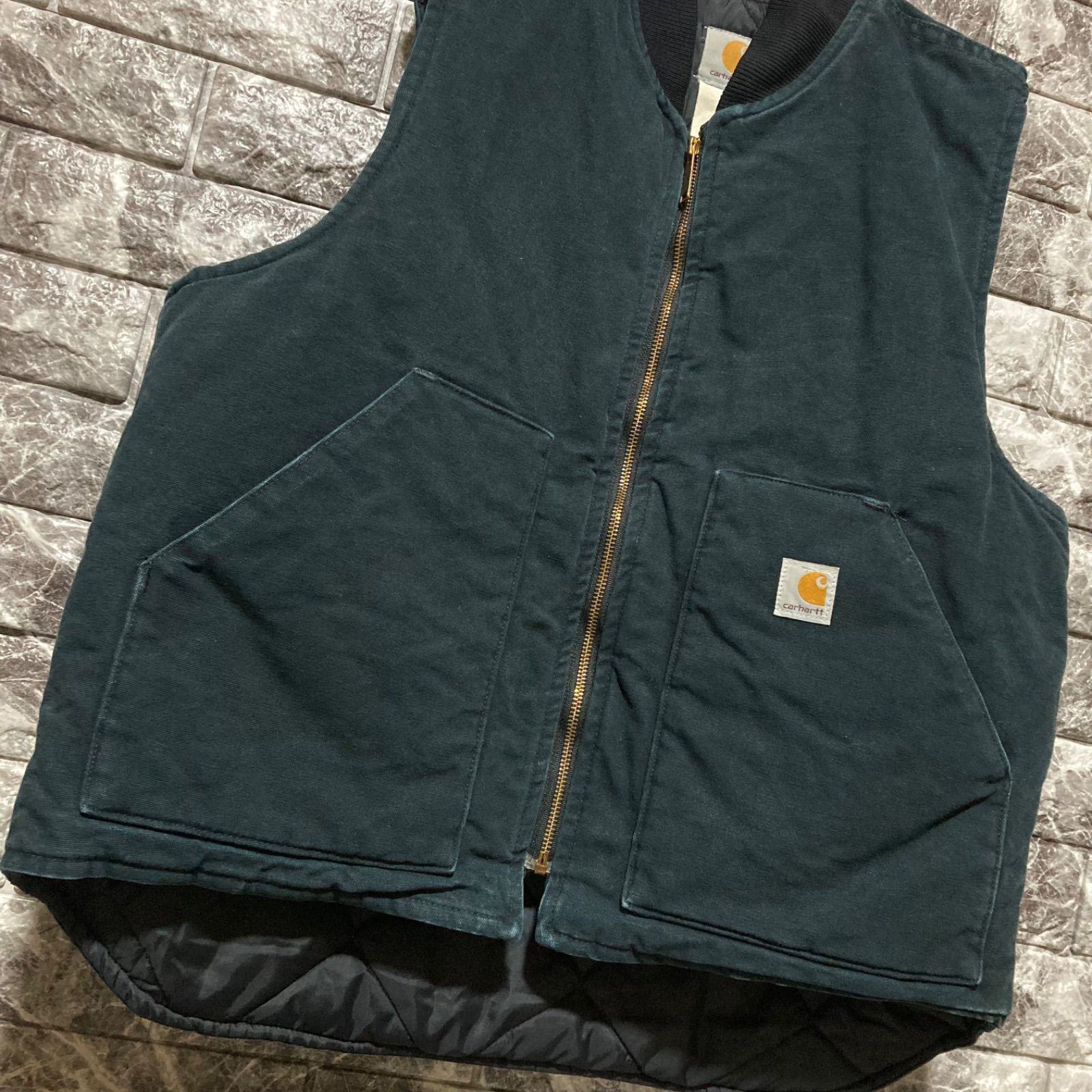 CARHARTT ダックベスト L カーハート DUCK VEST VINTAGE - メルカリ