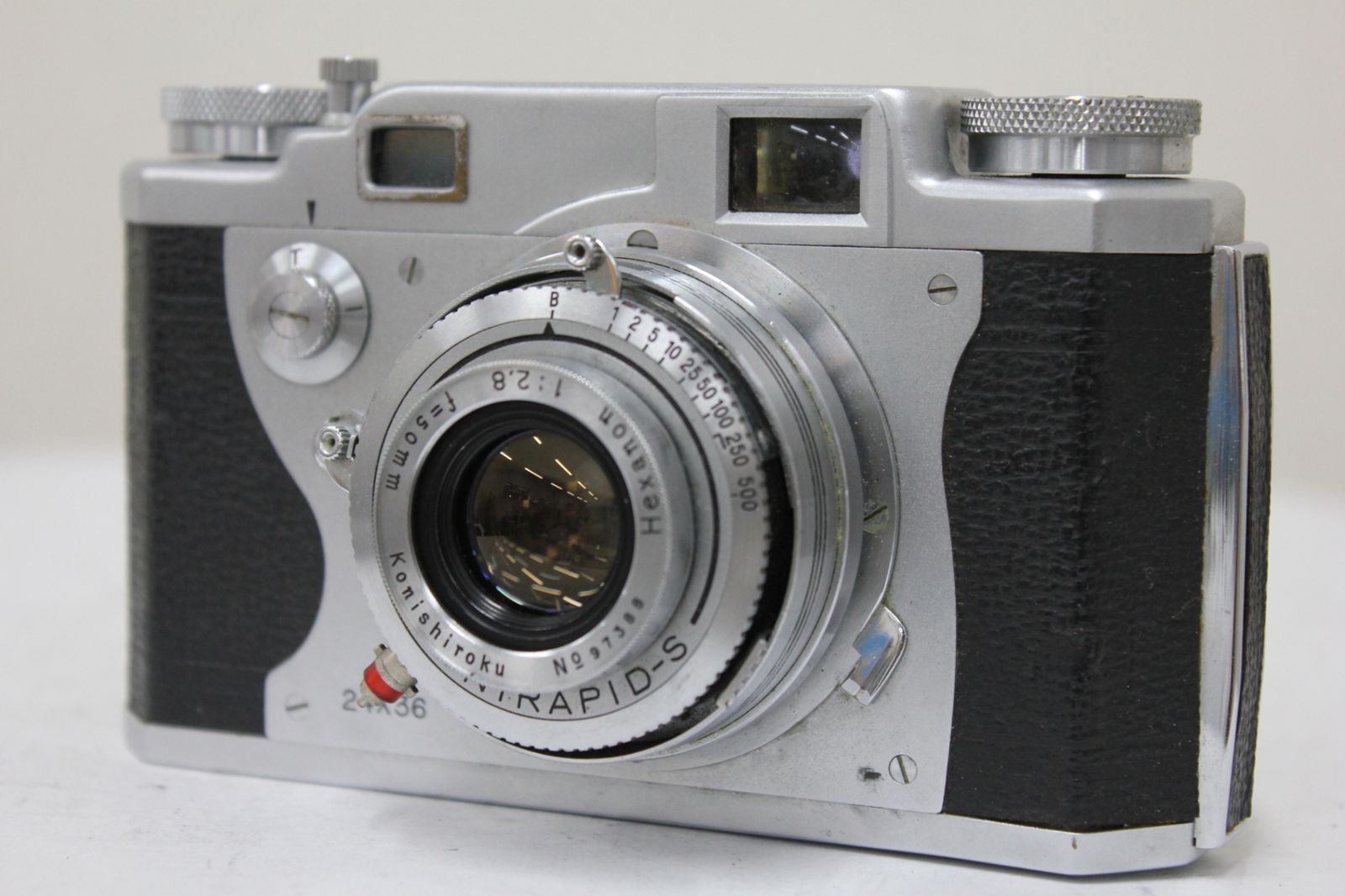 KONICA IIB Hexar 50mm f/2.8 レンジファインダーカメラ 返品保証】 コニカ KONICA II Hexanon 50mm F2.8 レンジファインダー