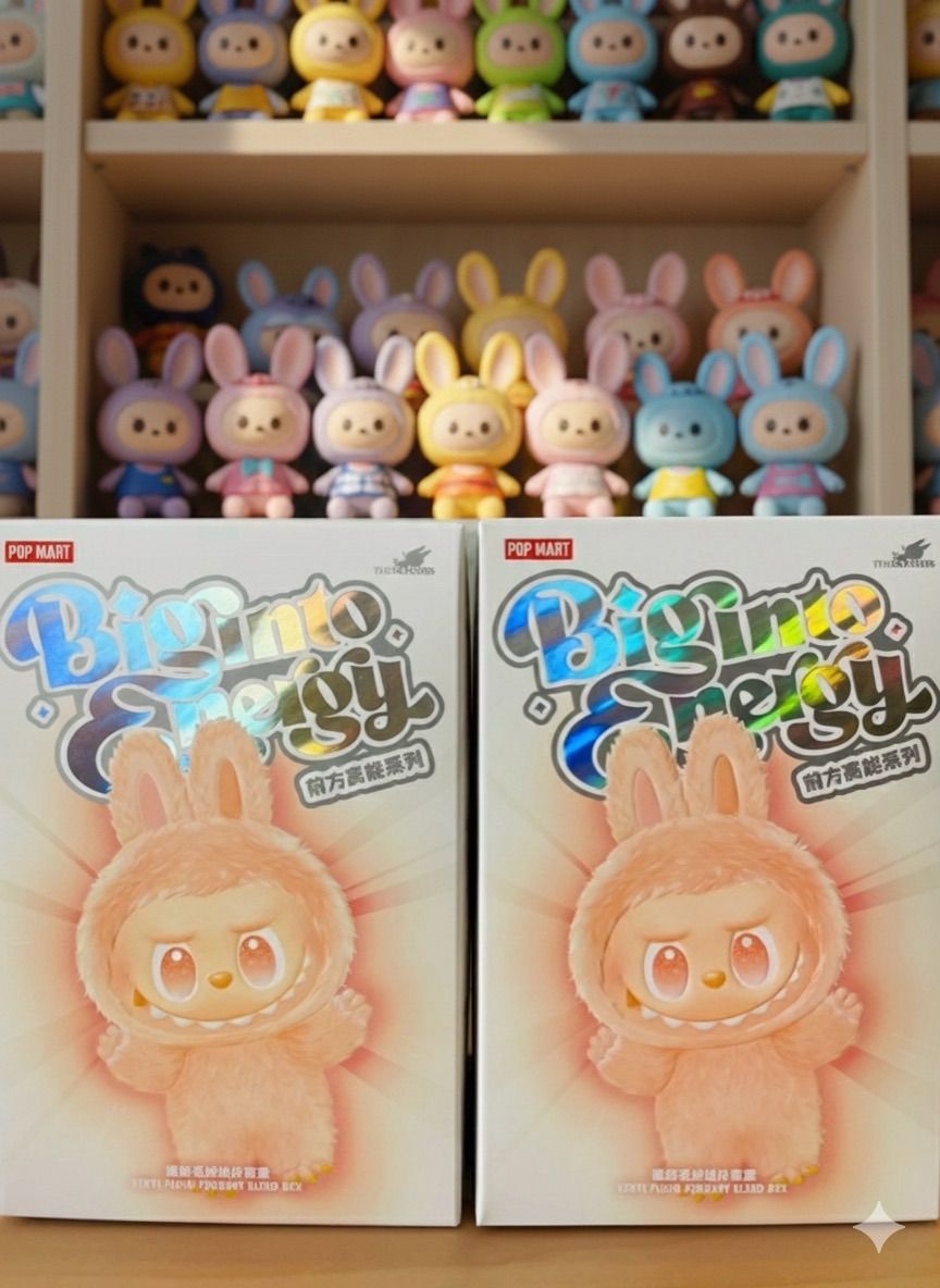 期間限定正規品・未開封ラブブ Labubu Big into Energy 2ピース ラブブ 