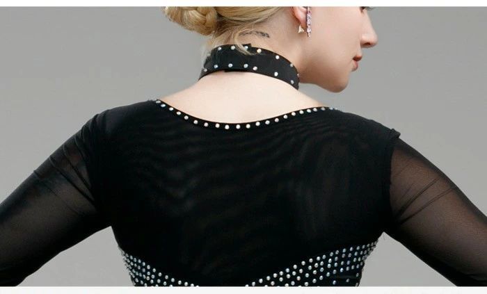 社交ダンス ドレス 社交ダンス衣装 ワンピース 高級 初心者 長袖