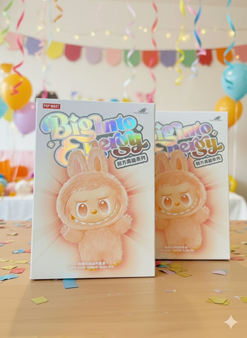 正規品・未開封】ラブブ Labubu Big into Energy 2ピース ポップマート