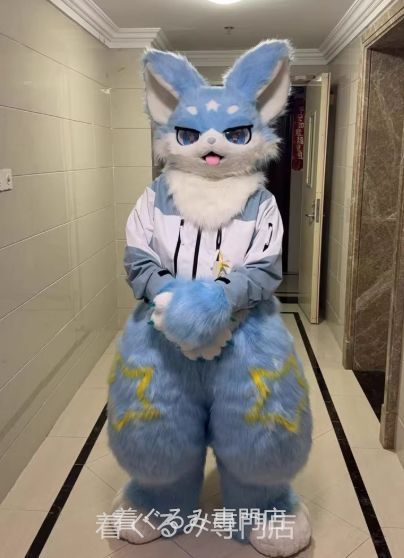 着ぐるみ ケモノ体 フルスーツ セット 全頭ヘッド ファースーツ