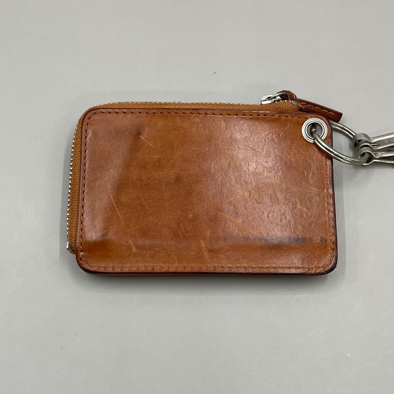 廃盤 PORTER ポーター 吉田カバン コインケース 小銭入れ ネイチャー キーリング付き レザー 本革 茶 ブラウン コインケース 小銭入れ 小物 メンズ