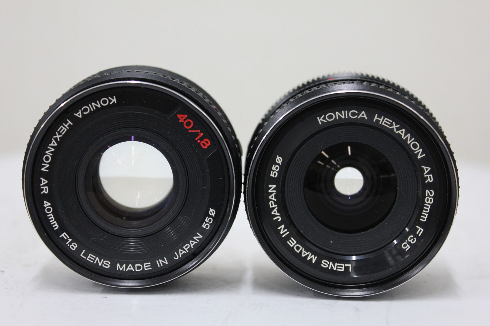2本まとめ コニカ Konica HEXANON AR 28 mm F 3 5 40 1 8 レンズ e 4389