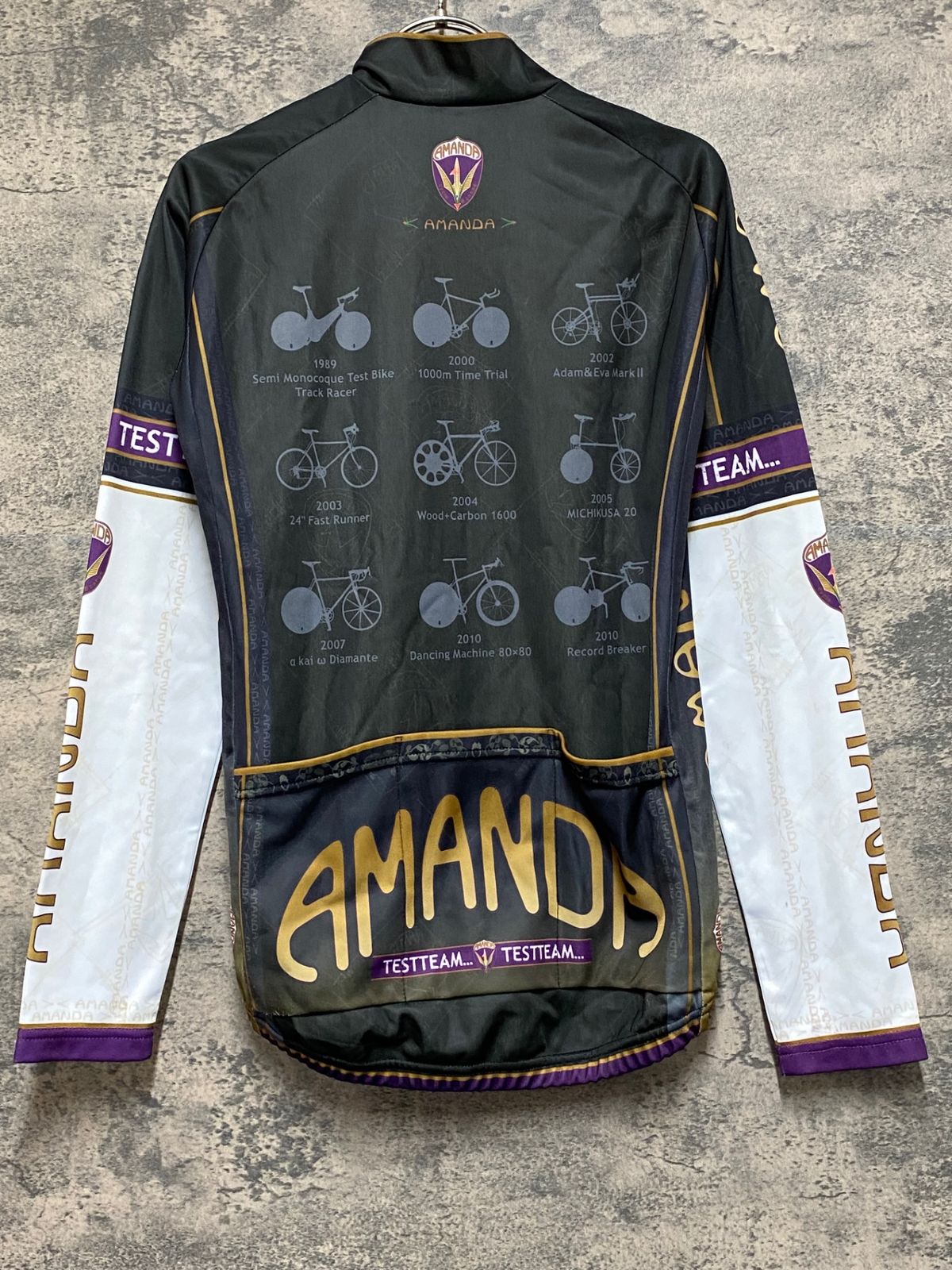 パンダーニ Pandani 長袖サイクルジャージ　未使用　XS JS157 パンダーニ PANDANI AMANDA 長袖 サイクルジャージ グレー