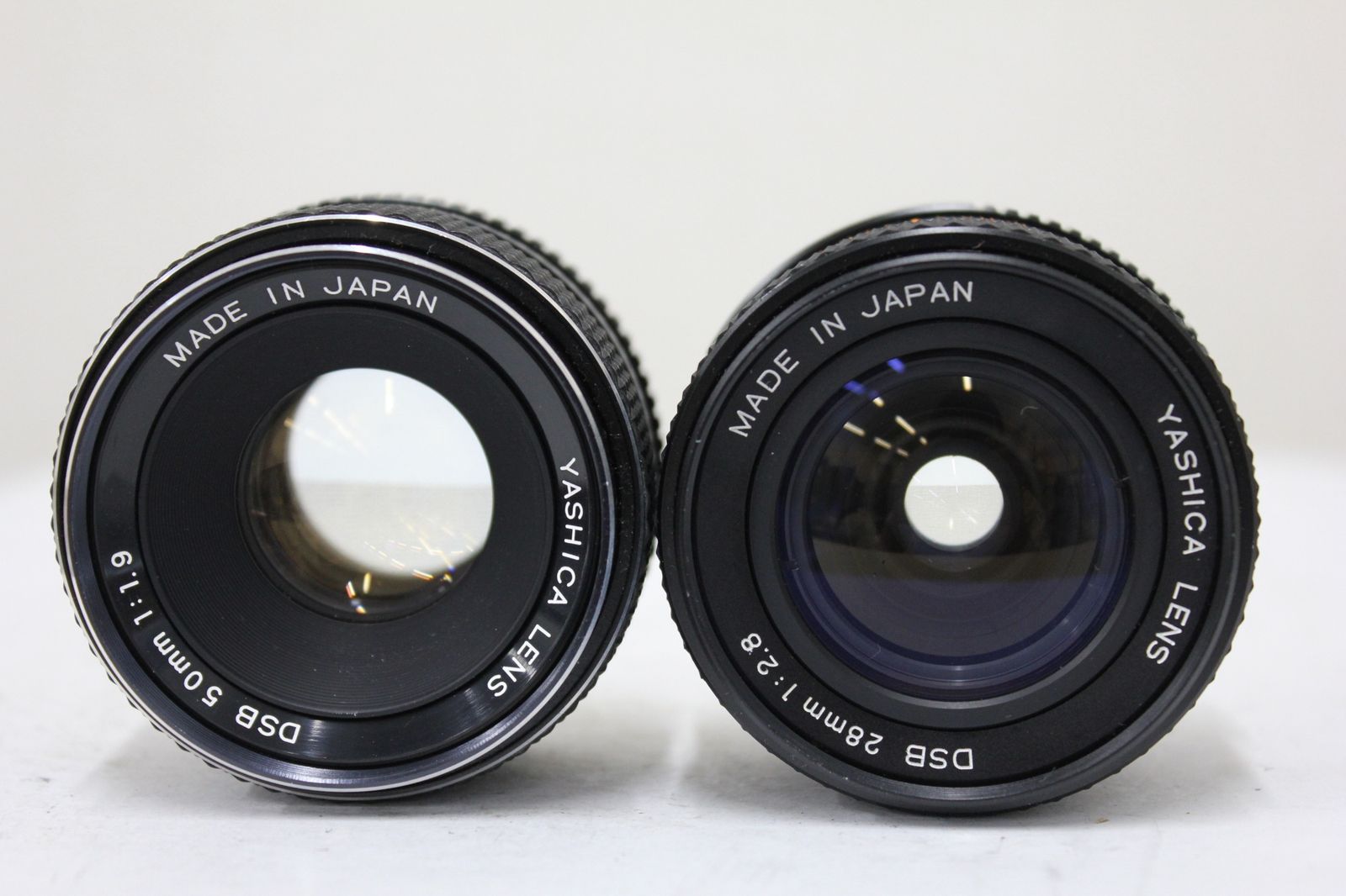 2本まとめ ヤシカ Yashica DSB 50 mm F 1 9 28 2 8 レンズ e 4390