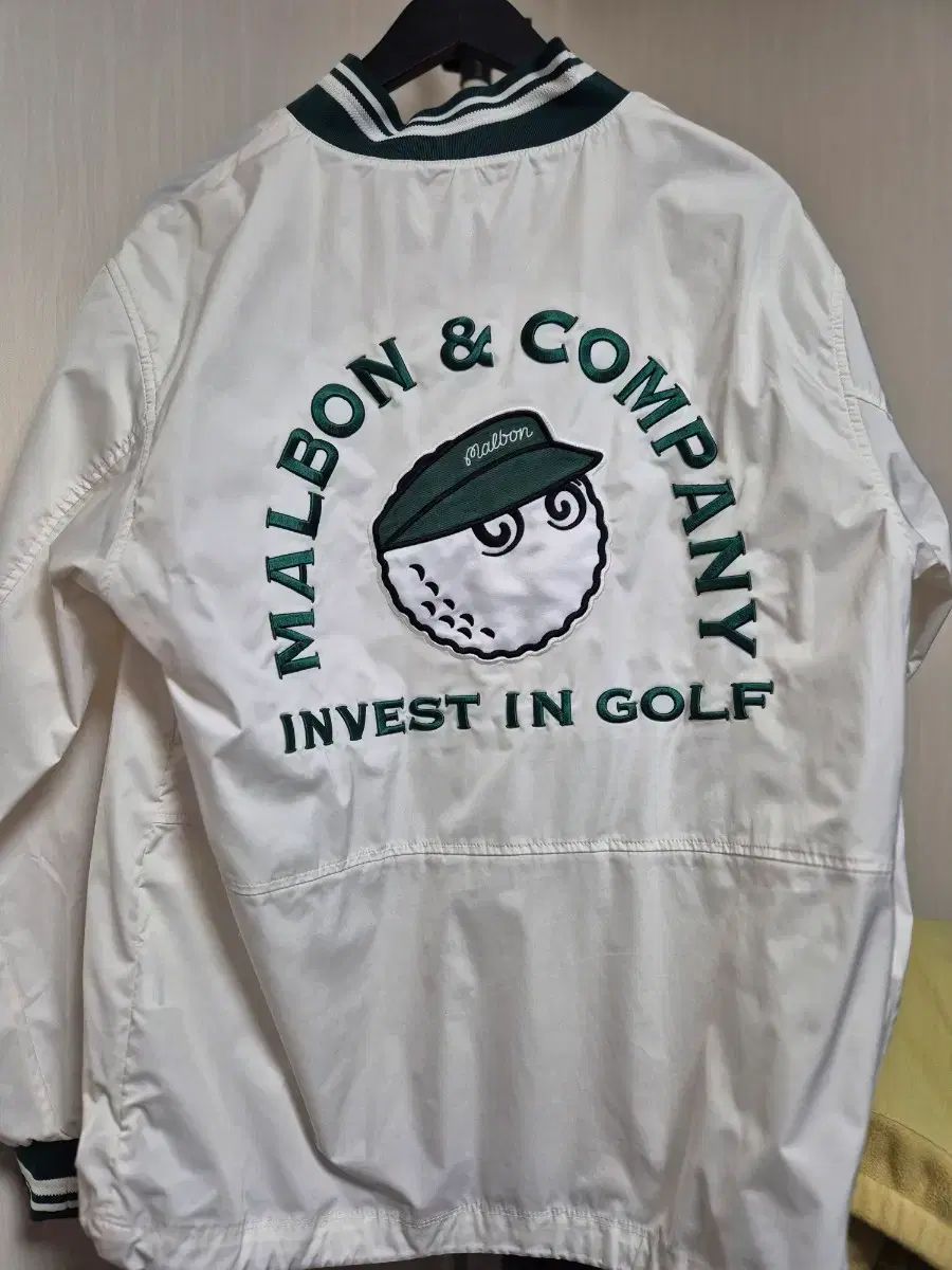 マルボンゴルフ 白 アノラック ウィンドブレーカー L