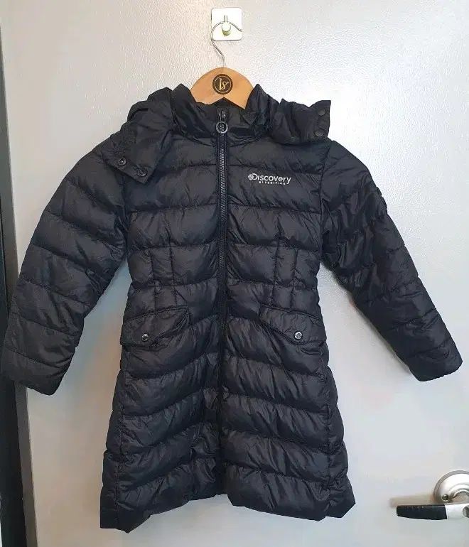 キッズ ブラック ダウンジャケット ロング丈 120